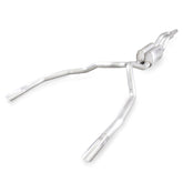 10-14 Ford Raptor Stainless Works FTR10CBUBY 3in Exhaust Y-Pipe S-Tube Mufflers Under Bumper Exit