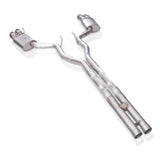 18-23 Ford Mustang GT V8 5.0L Stainless Works M18CBHPCL 3in Legend 304SS Catback w/ H-Pipe Quad Polished Tips (No Valve)