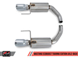 15-23 Ford Mustang V6 2.3L EB AWE Tuning 3015-32086 S550 Axle-back Exhaust - Touring Edition (Chrome Silver Tips)