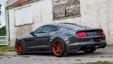 15-17 Ford Mustang GT V8 5.0L Corsa Performance 14329BLK 3in Axle Back Exhaust Black Dual Tips (Touring)