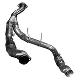 11-14 Ford F-150 3.5L V6 Kooks Headers 13533300 3in SS GREEN Cat Turbo Down Y-Pipe