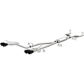 20-23 Ford Explorer V6 3.0L MagnaFlow 19515 Dual Exit Quad Black Chrome Tip Street Series Cat-Back Exhaust