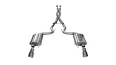 15-17 Ford Mustang GT V8 5.0L Corsa Performance 14332 3in Cat Back Exhaust Polish Dual Tips (Sport)