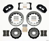 05-14 Ford Mustang Wilwood 140-9109-D Forged Narrow Superlite 6R Big Brake Front Brake Kit (Hat) - Drilled