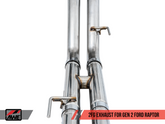 17-20 Ford Raptor 3.5L Ecoboost V6 AWE Tuning 3020-11022 2FG Exhaust (Performance H Pipe)