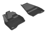 3D MAXpider 2015-2016 Ford Explorer Kagu 1st Row Floormat - Black Floor Mats - Rubber 3D MAXpider