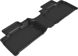 3D MAXpider Ford Explorer 2020-2022 Kagu Black Row 2 Floor Mats - Rubber 3D MAXpider