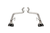 18-23 Ford Mustang GT Corsa Performance 21087BLK Black 3.0in PVD AxleBack Exhaust w/4.0in Quad Pro Tips