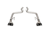 18-23 Ford Mustang GT Corsa Performance 21087BLK Black 3.0in PVD AxleBack Exhaust w/4.0in Quad Pro Tips