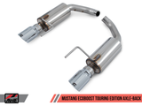 15-23 Ford Mustang V6 2.3L EB AWE Tuning 3015-32086 S550 Axle-back Exhaust - Touring Edition (Chrome Silver Tips)