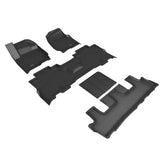 18-23 Ford Expedition Max 3D Maxpider L1FR14801509 Custom Fit Kagu Floor Mat R1 R2 R3 Black