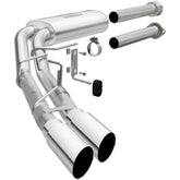 15-23 Ford F-150 2.7L V6 / 3.5L V6 / 5.0L V8 MagnaFlow 19563 Street Series Cat-Back Performance Exhaust System-Polished Side Exit