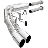 15-25 Ford F-150 2.7L V6 / 3.5L V6 / 5.0L V8 MagnaFlow 19563 Street Series Cat-Back Performance Exhaust System-Polished Side Exit