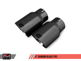 15-23 Ford Mustang V6 2.3L EB AWE Tuning 3015-33086 S550 Axle-back Exhaust - Touring Edition (Diamond Black Tips)