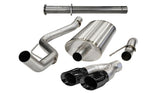 11-14 Ford F-150 SVT Raptor V8 6.2L Corsa 14759BLK 133in Wheelbase Black Xtreme Cat-Back Exhaust