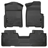 09-14 Ford F-150 Super Cab Husky Liners 98341 WeatherBeater Combo Black Floor Liners