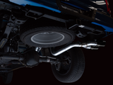 21-26 Ford F-150 AWE Tuning 3015-23059 0FG Dual Side Exit Cat-Back Exhaust - 4.5in Diamond Black Tips