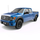 09-14 Ford F-150 EGR BLF1025 67in / 78.8in Bed Baseline Bolt-Style Fender Flares (Set of 4) - Textured Black