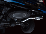 21-26 Ford F-150 AWE Tuning 3015-22067 0FG Dual Side Exit Cat-Back Exhaust- 4.5in Chrome Silver Tips