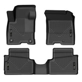 22-23 Ford Maverick Hybrid Husky Liners 95401 Weatherbeater Black Front & 2nd Seat Floor Liners