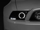 11-14 Ford Mustang 3.7L V6 Raxiom 49170 LED Halo Projector Headlights Black Housing (Smoked Lens)