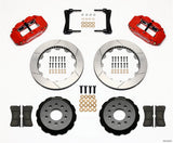05-14 Ford Mustang Wilwood 140-9109-R Forged Narrow Superlite 6R Big Brake Front Brake Kit (Hat) - Red