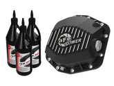 19-23 Ford Ranger L4-2.3L aFe 46-71171B Pro Series Rear Differential Cover Black w/Machined Fins & Gear Oil