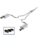 15-23 Ford Mustang I4 2.3L Ecoboost Ford Racing M-5200-M4TFA Cat-Back Touring Exhaust System w/Carbon Fiber Tips