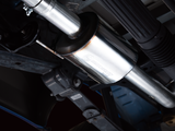 21-26 Ford F-150 AWE Tuning 3015-22067 0FG Dual Side Exit Cat-Back Exhaust- 4.5in Chrome Silver Tips