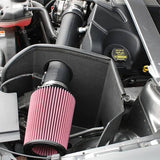 JLT 2011-2014 Ford Mustang 3.7L V6 Black Textured Cold Air Intake Kit w/Red Filter Cold Air Intakes JLT
