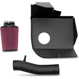 JLT 2011-2014 Ford Mustang 3.7L V6 Black Textured Cold Air Intake Kit w/Red Filter Cold Air Intakes JLT