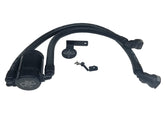 11-17 Ford F-150 5.0L / 11-14 Ford F-150 & Raptor 6.2L J&L 3016D-B Driver Side OSC Oil Separator 3.0 Black Anodized