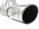 aFe Atlas Exhaust 4in Aluminized Cat-Back w/ 304 SS Polished Tip 11-14 Ford F-150 EcoBoost V6 3.5L Catback aFe