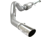 aFe Atlas Exhaust 4in Aluminized Cat-Back w/ 304 SS Polished Tip 11-14 Ford F-150 EcoBoost V6 3.5L Catback aFe