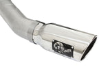 aFe Atlas Exhausts 4in Cat-Back Single Side Aluminized Steel Exhaust-Polished 15-20 Ford F-150 V6 Catback aFe