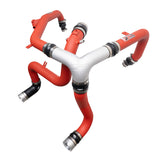 21-23 Ford Bronco 2.7L V6 (TT) EcoBoost Injen SES9301ICPWR SES Intercooler Pipes -Wrinkle Red