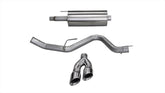 15-20 Ford F-150 V8 Corsa 14837 Single Side CB Exhaust with 4in Polished Pro-Series Tips