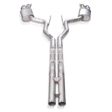 18-23 Ford Mustang GT V8 5.0L Stainless Works M18CBHPCL 3in Legend 304SS Catback w/ H-Pipe Quad Polished Tips (No Valve)