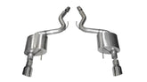 15-17 Ford Mustang GT V8 5.0L Corsa Performance 14326 3in Axle Back Exhaust, Polish Dual 4.5in Tip (Sport)