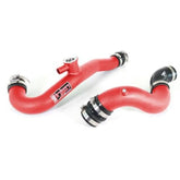 Injen 15-23 Ford Mustang 2.3L EcoBoost Aluminum Intercooler Piping Kit - Wrinkle Red