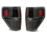 09-14 Ford F-150 Raxiom T542842 Styleside LED Tail Lights- Blk Housing (Clear Lens)