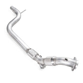15-23 Ford Mustang EcoBoost Stainless Works M15EDPCAT Downpipe 3in High-Flow Cats Factory Connection