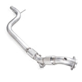 15-23 Ford Mustang EcoBoost Stainless Works M15EDPCAT Downpipe 3in High-Flow Cats Factory Connection