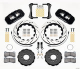 05-14 Ford Mustang w/ BMR Suspension Wilwood 140-13685-D AERO6 Big Brake Front Brake Kit - Drilled