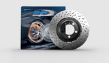 15-19 Ford Mustang Shelby GT350 5.2L SHW Performance FFL43125 Left Front Drilled LW Brake Rotor (FR3Z1125F)