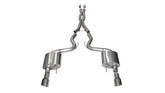 15-17 Ford Mustang GT V8 5.0L Corsa Performance 14328 3in Cat Back Exhaust, Polish Dual 4.5in Tip (Xtreme)