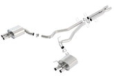 15-20 Ford Mustang Shelby GT350 V8 5.2L Borla 140684 ATAK Cat Back Exhaust (Uses Factory Valence)