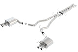 15-20 Ford Mustang Shelby GT350 V8 5.2L Borla 140684 ATAK Cat Back Exhaust (Uses Factory Valence)
