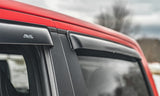 09-14 Ford F-150 Supercrew AVS 94155 Outside Mount Ventvisor Side Window Deflectors 4pc - Smoke