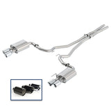 18-23 Ford Mustang GT 5.0L Ford Racing M-5200-M8SCA Cat-Back Sport Exhaust System w/ Quad Chrome Tips